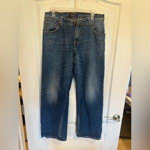 marc ecko men's vintage embroidered jeans size 34 boot cut